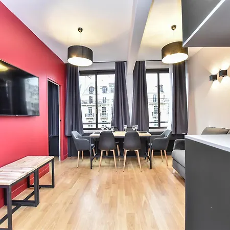 Authentic - 2br 6p - Near Opera Garnier 아파트 *